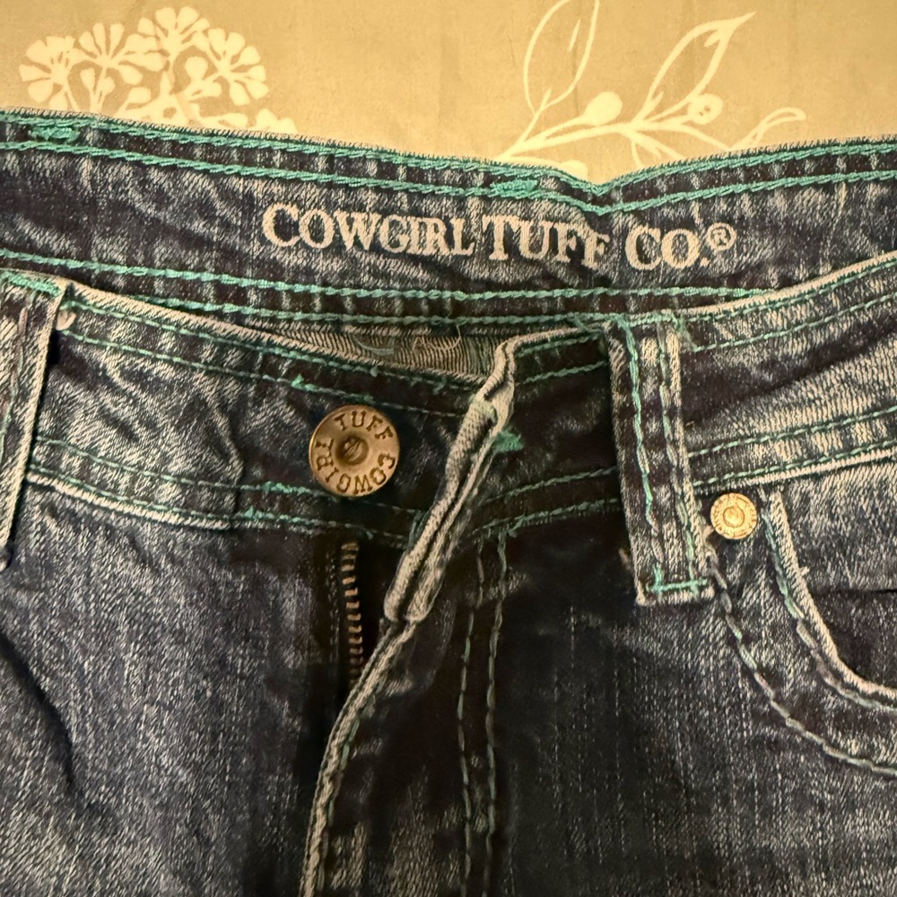 Cowgirl Tuff Boot Cut Jeans - Picture 2 of 3